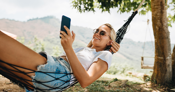 9 devices stock image