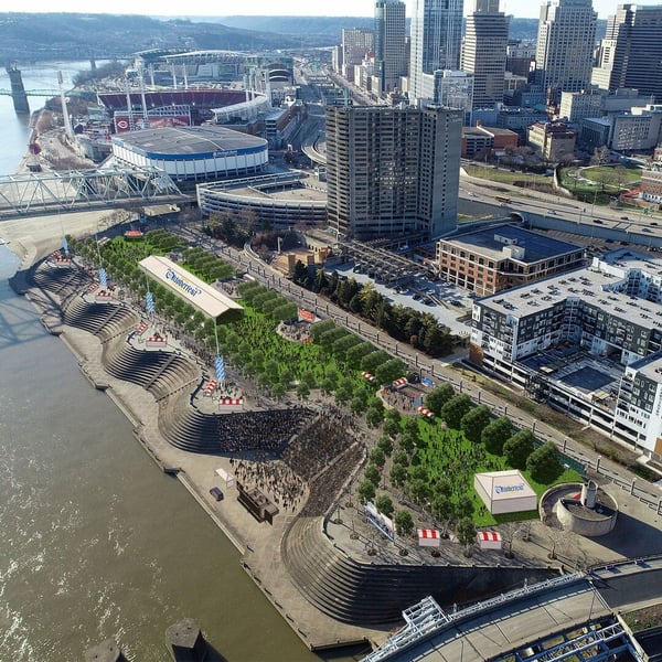 Artist's rendering of Oktoberfest at the Serpentine Wall in Yeatman's Cove